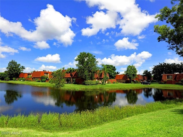 property view of water