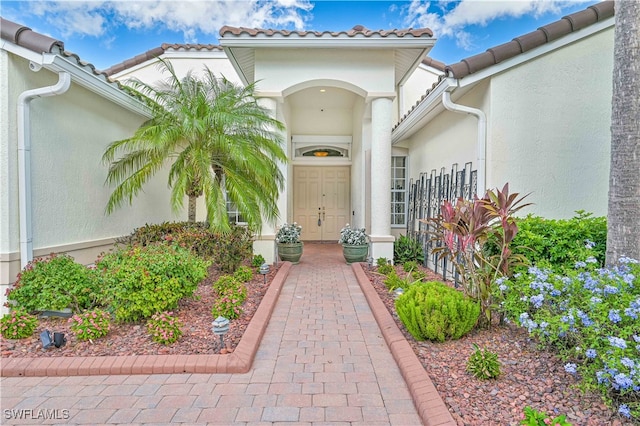 view of entrance to property