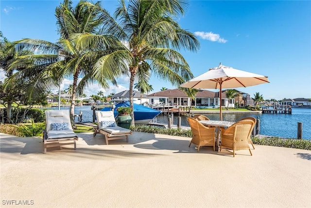 1627 Barbados Ct, Marco Island, FL 34145 - surrounding community with a water view