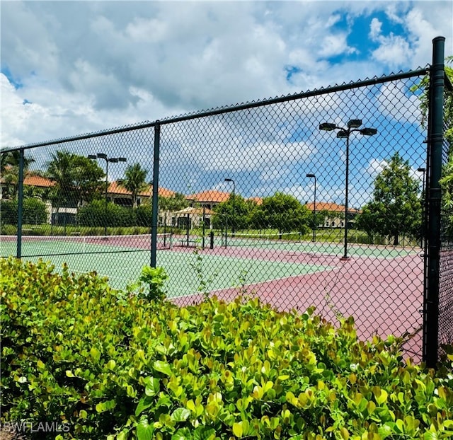 view of sport court