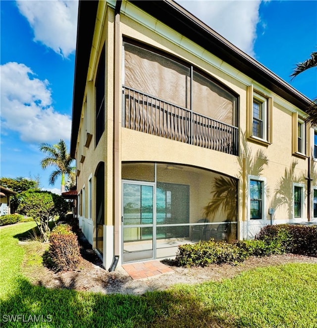 view of rear view of property