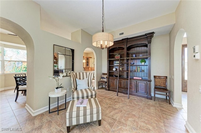 view of sitting room