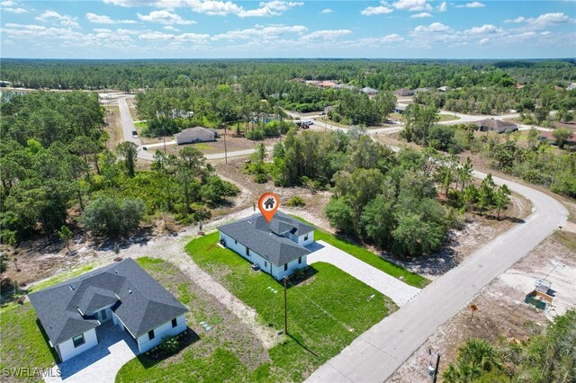 735 Goldrock Rd, Lehigh Acres, FL 33974 - drone / aerial view of a forest