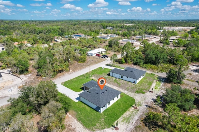 735 Goldrock Rd, Lehigh Acres, FL 33974 - bird's eye view of a forest