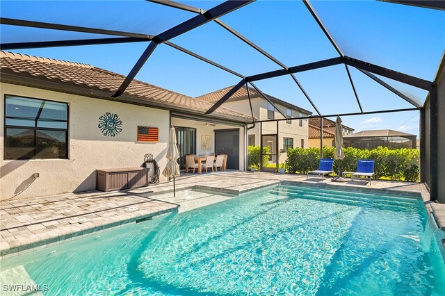 10708 Essex Square Blvd, Fort Myers, FL 33913 - outdoor pool featuring a patio area and ceiling fan