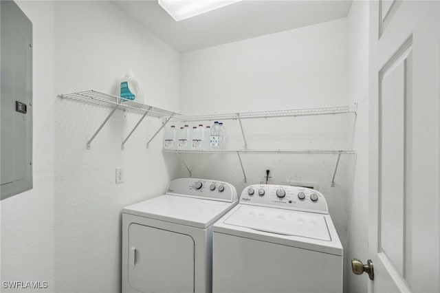 laundry room featuring laundry area and independent washer and dryer