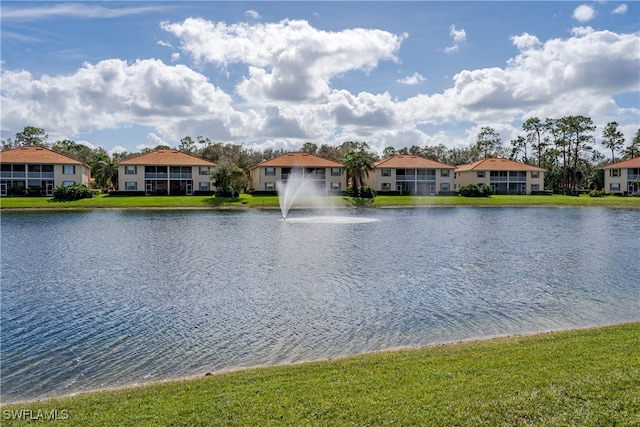 view of water feature