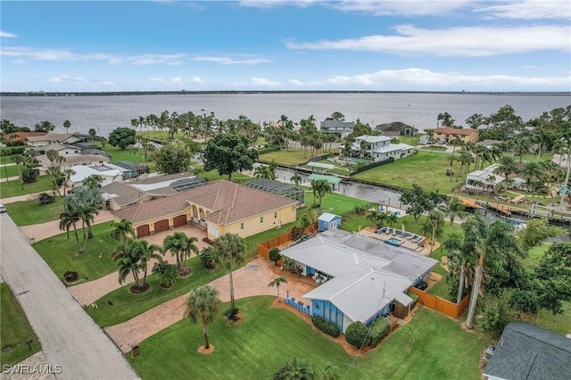 1857 Whitecap Cir, North Fort Myers, FL 33903 - drone / aerial view of a nearby body of water