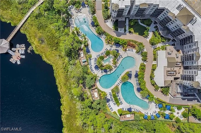 14501 Grove Resort Ave Unit 3712, Winter Garden, FL 34787 - drone / aerial view featuring a water view