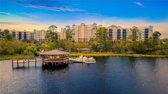 14501 Grove Resort Ave Unit 3712, Winter Garden, FL 34787 - property view of water featuring a gazebo