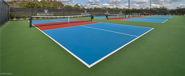 view of sport court