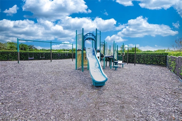 view of jungle gym