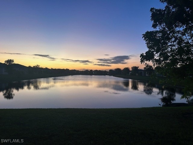 view of water feature