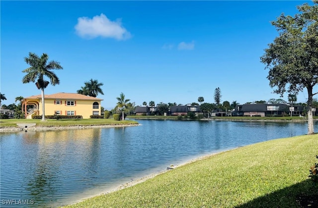 property view of water