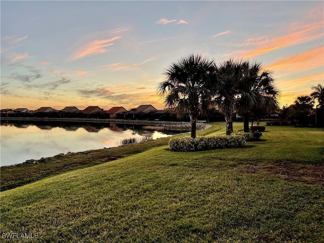 property view of water