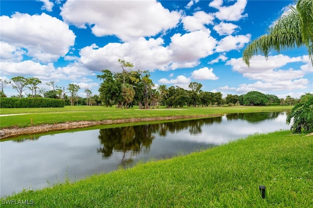 property view of water