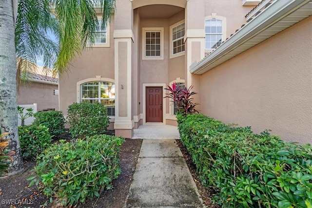 view of property entrance