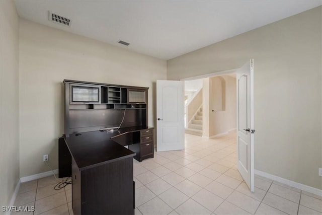 2798 Via Piazza Loop, Fort Myers, FL 33905 - home office with light tile patterned floors and baseboards