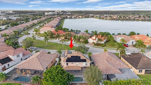 2798 Via Piazza Loop, Fort Myers, FL 33905 - aerial view of residential area featuring a large body of water