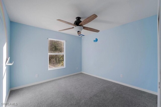 2798 Via Piazza Loop, Fort Myers, FL 33905 - carpeted empty room featuring ceiling fan and baseboards