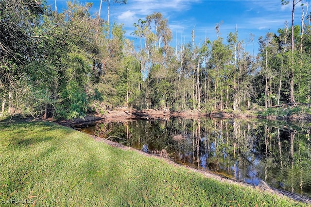 view of nature with a water view