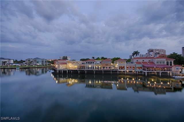 property view of water