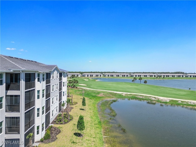 property view of water