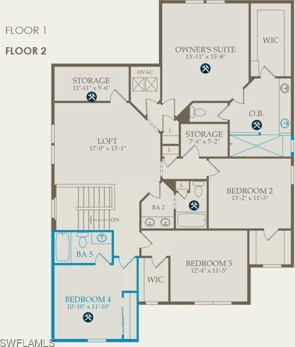 42202 Lake Timber Dr, Punta Gorda, FL 33982 - view of room layout