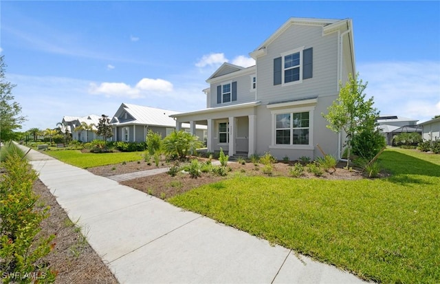 42202 Lake Timber Dr, Punta Gorda, FL 33982 - view of front facade featuring a front lawn and stucco siding