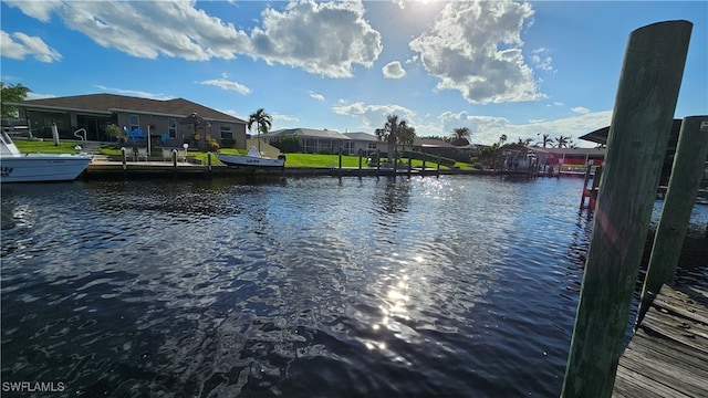 property view of water