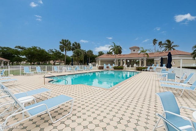 17100 Bridgestone Ct Unit 205, Fort Myers, FL 33908 - community pool with a patio area
