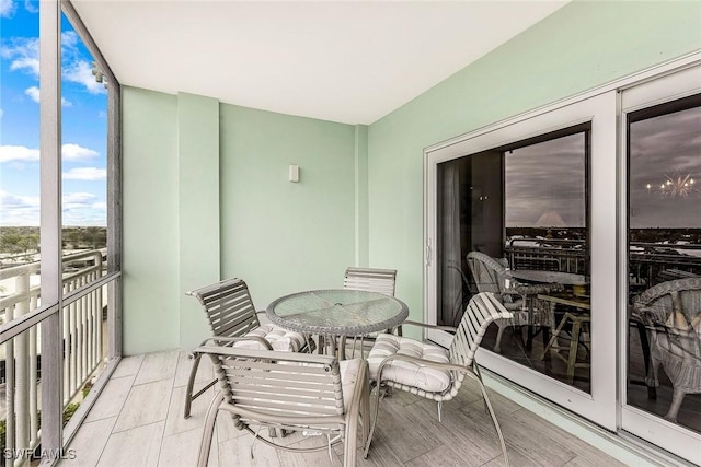 500 Saturn Ct Unit 68, Marco Island, FL 34145 - balcony with outdoor dining area