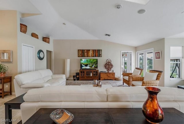 1512 SW 4th Ct, Cape Coral, FL 33991 - living area with lofted ceiling