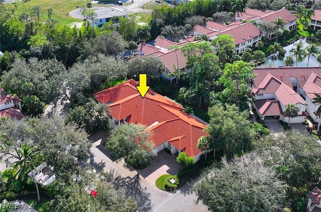 2451 Game Hawk Ct Unit 2502, Naples, FL 34105 - aerial perspective of suburban area with a nearby body of water