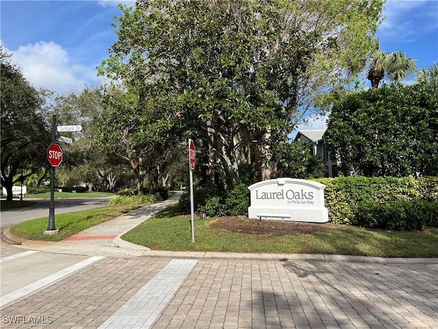 871 Tanbark Dr Unit 101, Naples, FL 34108 - view of community / neighborhood sign