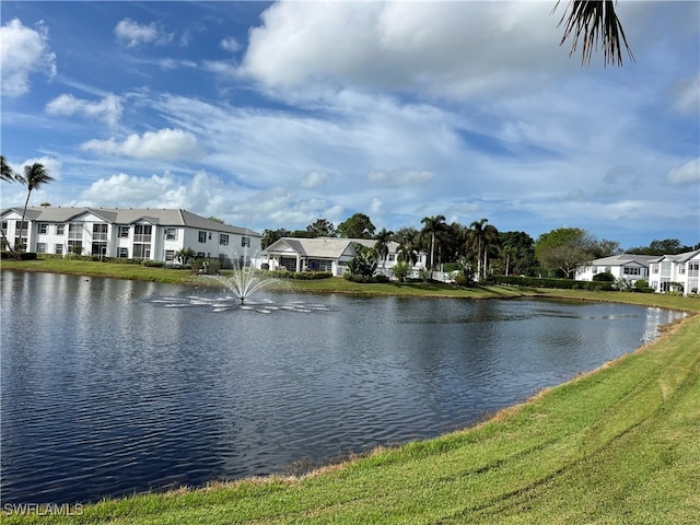 view of water feature