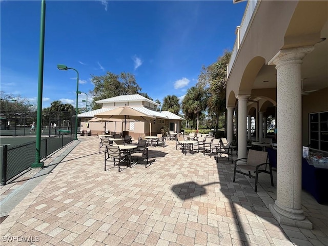 871 Tanbark Dr Unit 101, Naples, FL 34108 - view of patio with fence