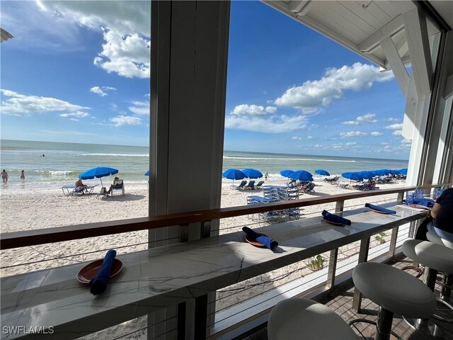 871 Tanbark Dr Unit 101, Naples, FL 34108 - water view with local beach