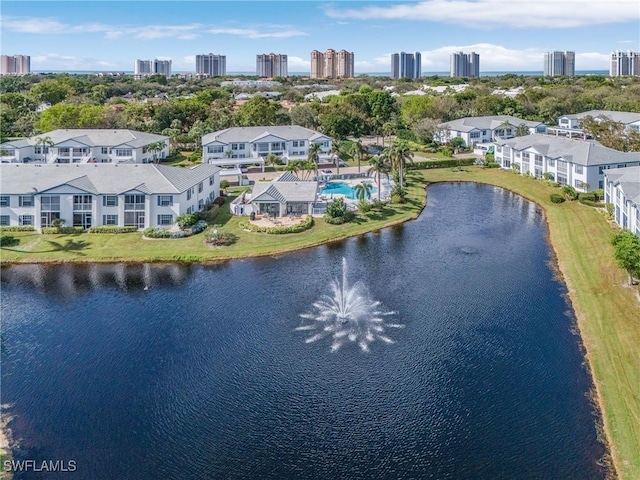 871 Tanbark Dr Unit 101, Naples, FL 34108 - bird's eye view of a nearby body of water