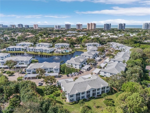 871 Tanbark Dr Unit 101, Naples, FL 34108 - aerial view of residential area with a nearby body of water