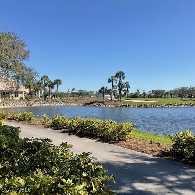 view of water feature