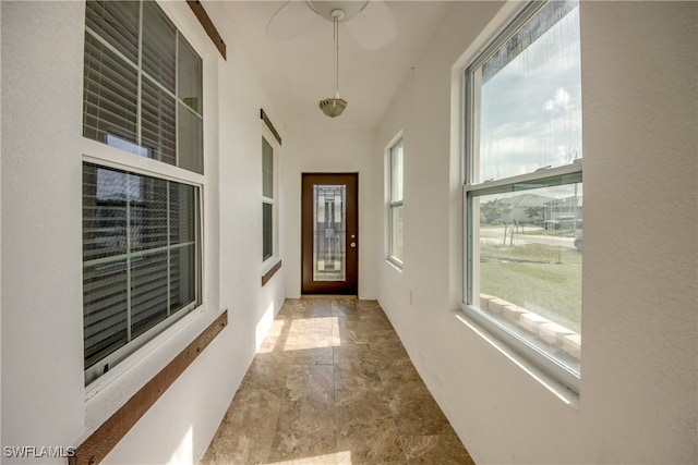 entryway featuring built in features