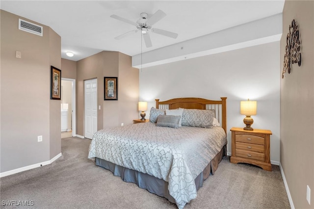 3970 Loblolly Bay Dr Unit 5-108, Naples, FL 34114 - carpeted bedroom featuring baseboards, ceiling fan, and a closet