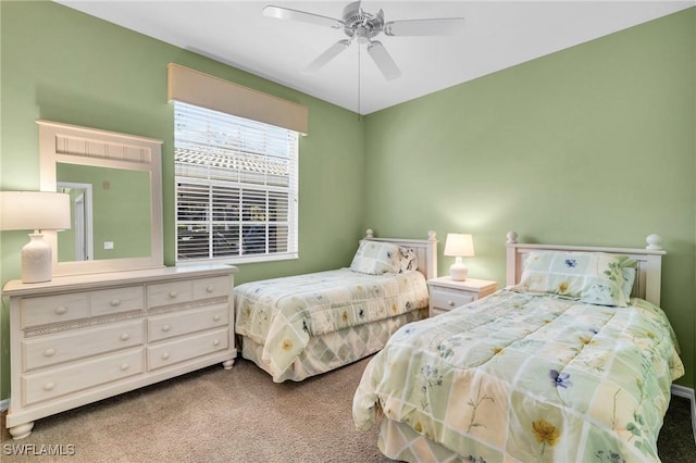 3970 Loblolly Bay Dr Unit 5-108, Naples, FL 34114 - bedroom with carpet floors and a ceiling fan