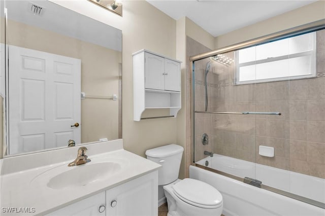 3970 Loblolly Bay Dr Unit 5-108, Naples, FL 34114 - full bath with vanity, toilet, and combined bath / shower with glass door