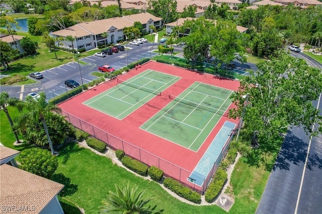 bird's eye view featuring a residential view