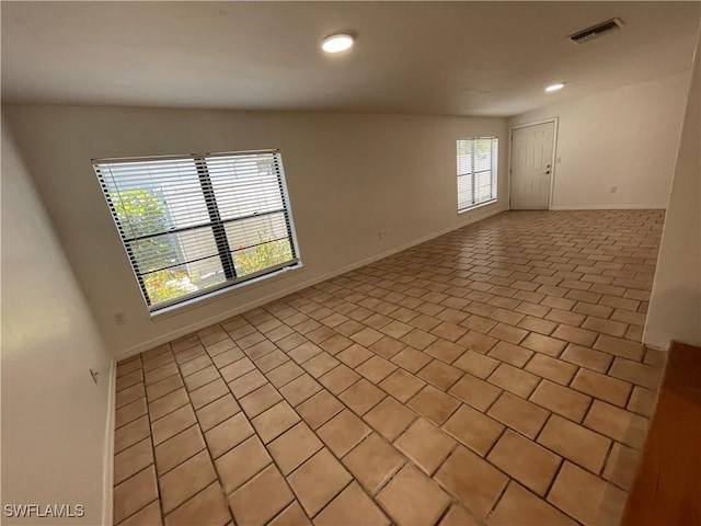 9882 Connecticut St, Bonita Springs, FL 34135 - empty room with baseboards, visible vents, and recessed lighting