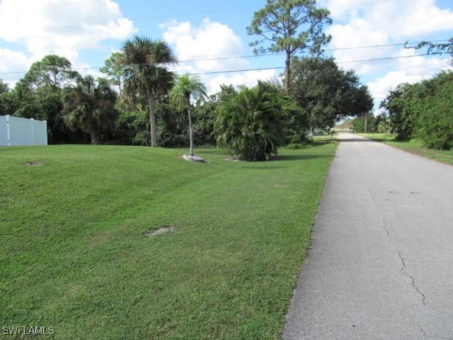 view of road