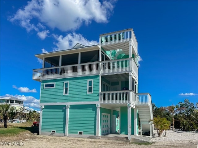 view of back of property