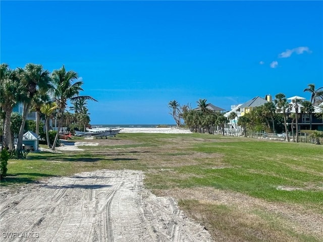 view of home's community featuring a water view